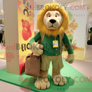 Olive Tamer Lion mascot...