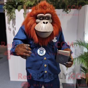 Navy Orangutan mascot...