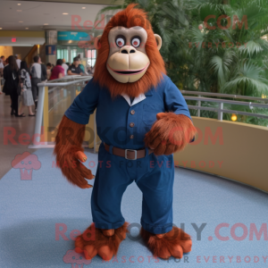 Navy Orangutan mascot...