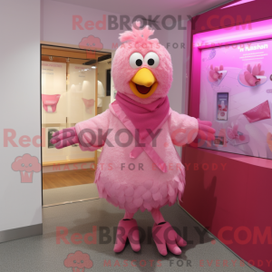 Maskottchenkostüm Pink Hens...