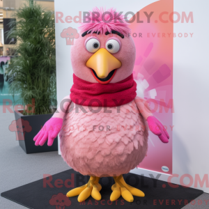 Pink Hens maskot kostume...
