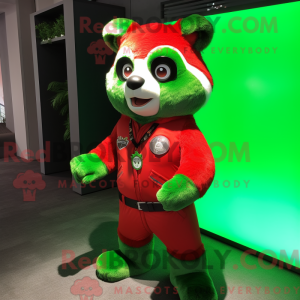 Lime Green Red Panda...