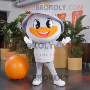 Sølv Grapefrugt maskot...