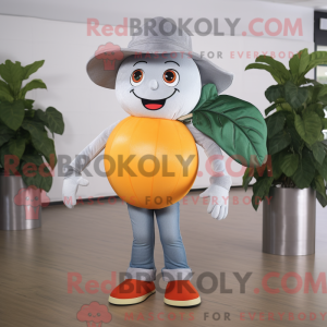 Sølv Grapefrugt maskot...