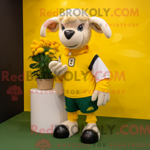 Lemon Yellow Ram mascot...