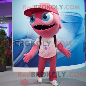 Pink Barracuda maskot...