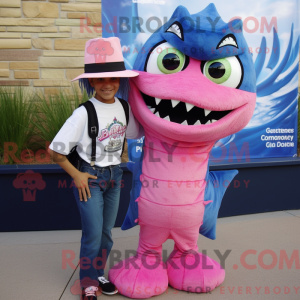 Pink Barracuda mascot...