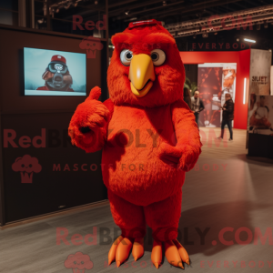 Red Eagle maskotdraktfigur...