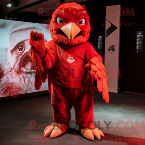 Red Eagle maskot kostume...