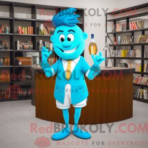 Turquoise Attorney mascot...