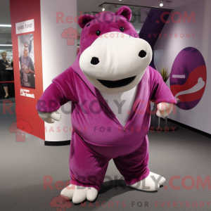 Magenta Nilpferd...
