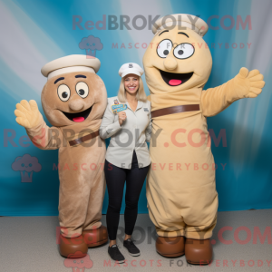 Beige Bagels Maskottchen...