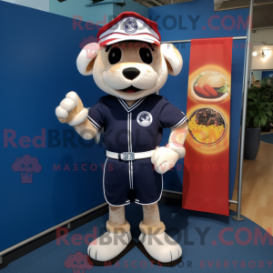 Maskottchenkostüm Navy...
