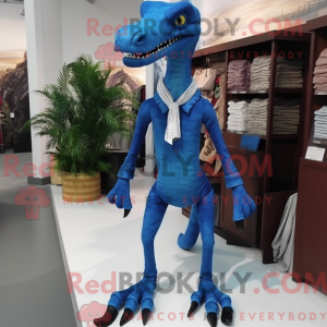 Blue Coelophysis mascot...