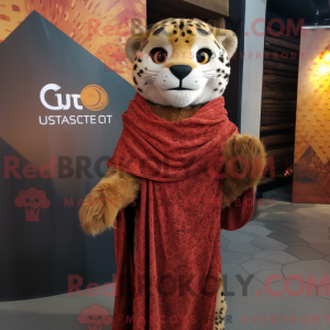 Rust Cheetah maskot kostume...