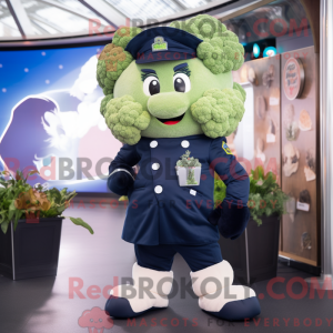 Navy Broccoli mascot...
