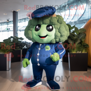 Navy Broccoli mascot...