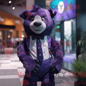 Maskotka Purple Sloth Bear...