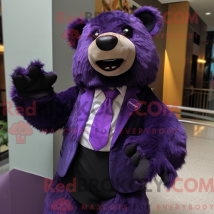 Purple Sloth Bear máscara...