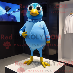 Sky Blue Canary mascot...