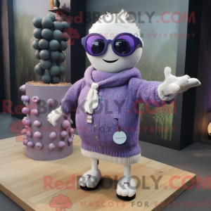 Lavendel sjonglerer máscara...