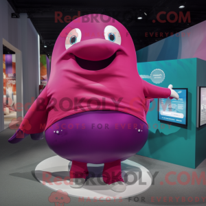 Postava maskota Magenta...