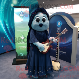Figura de máscara de harpa...