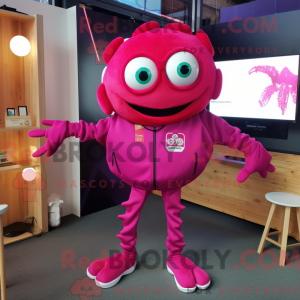 Magenta Crab Cakes mascot...