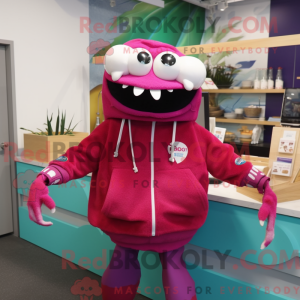 Magenta Crab Cakes mascot...