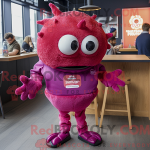 Magenta Crab Cakes mascot...