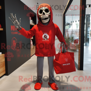 Red Undead mascot costume...