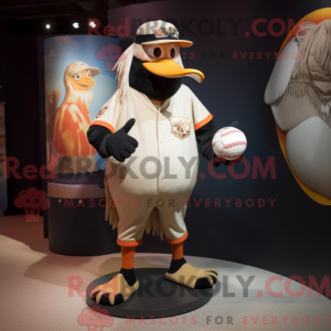 Peach Crow Maskottchen...