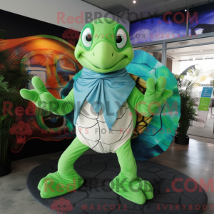 Green Sea Turtle mascot...