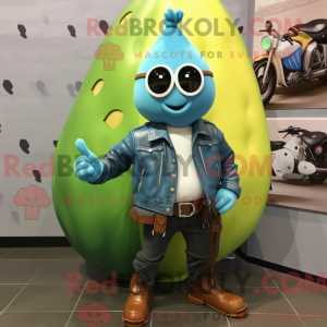 Turkis pære maskot kostume...