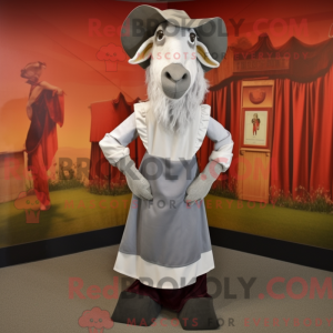 Silver Boer Goat mascot...