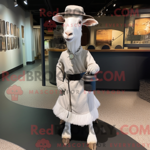 Silver Boer Goat mascot...