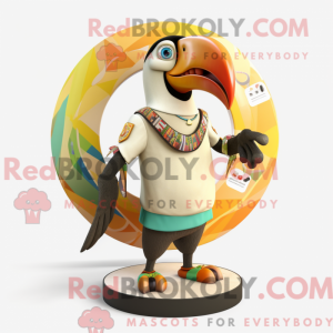 Tan Toucan mascot costume...
