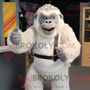 White Gorilla mascot...