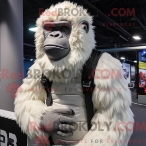 White Gorilla mascot...