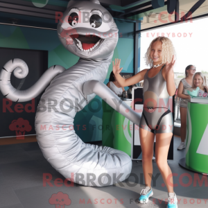 Sølv Titanoboa maskot...