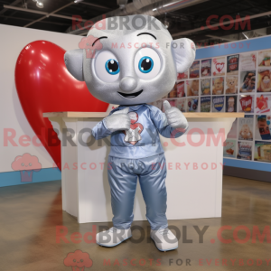 Silver Love Letter mascot...