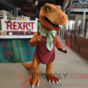 Rust T Rex maskot kostume...