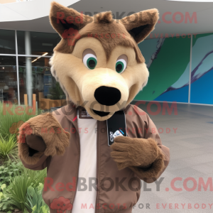 Personaggio mascotte Brown...