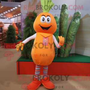 Orange Carrot mascot...