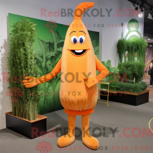 Orange Carrot mascot...