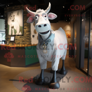 Silver Bull maskot kostume...