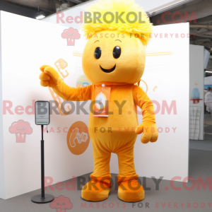 Yellow Orange mascot...