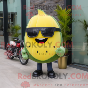 Yellow Watermelon mascot...