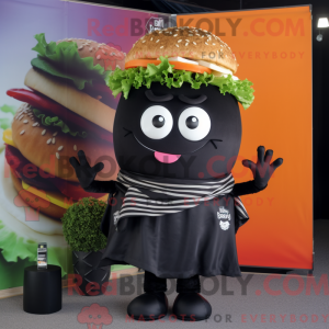 Black Burgers mascot...
