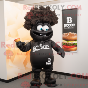 Black Burgers mascot...